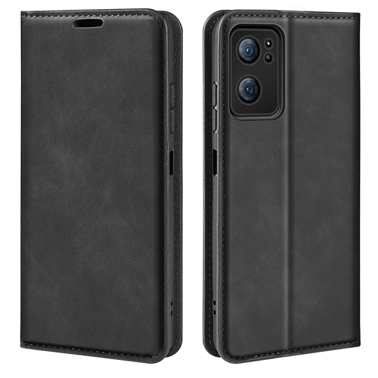 For OPPO Reno 7 5G Retro-skin Magnetic Suction Leather Phone Case, For OPPO Reno7 5G