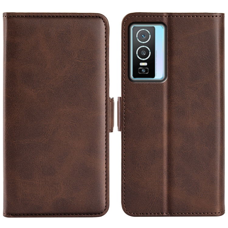 For vivo Y76 5G / Y76S 5G / Y74S Dual-side Magnetic Buckle Leather Case, For vivo Y76 5G / Y76S 5G