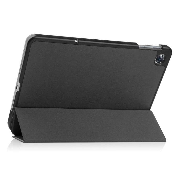 For OPPO Pad Air ENKAY Custer Tri-fold Texture Leather Smart Tablet Case, For OPPO Pad Air