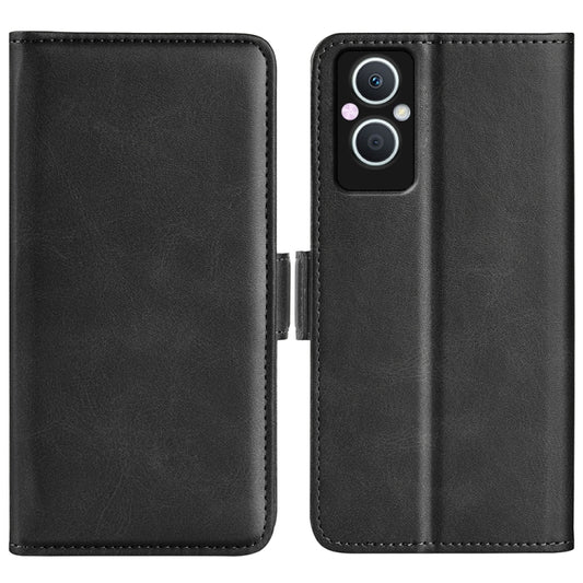 For OPPO A96 5G Dual-side Magnetic Buckle Leather Phone Case, For OPPO A96 5G