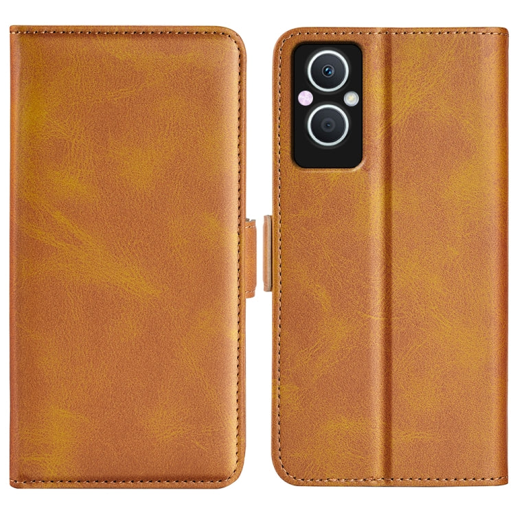 For OPPO A96 5G Dual-side Magnetic Buckle Leather Phone Case, For OPPO A96 5G