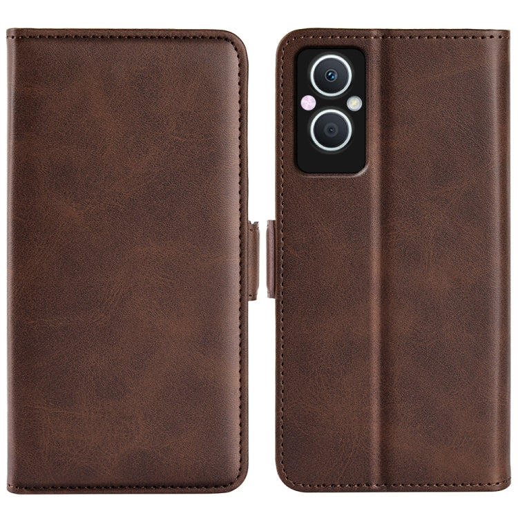 For OPPO A96 5G Dual-side Magnetic Buckle Leather Phone Case, For OPPO A96 5G