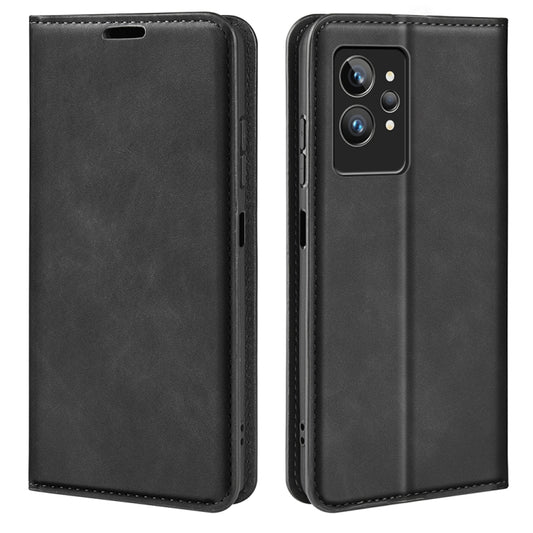 For OPPO Realme GT2 Pro 5G Retro-skin Magnetic Suction Leather Phone Case, For OPPO Realme GT2 Pro 5G