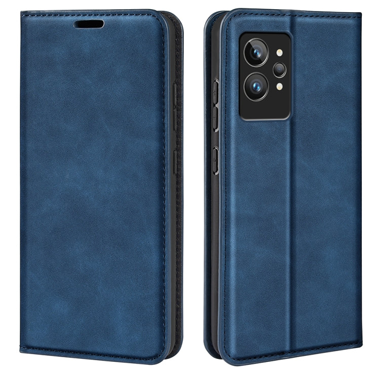 For OPPO Realme GT2 Pro 5G Retro-skin Magnetic Suction Leather Phone Case, For OPPO Realme GT2 Pro 5G