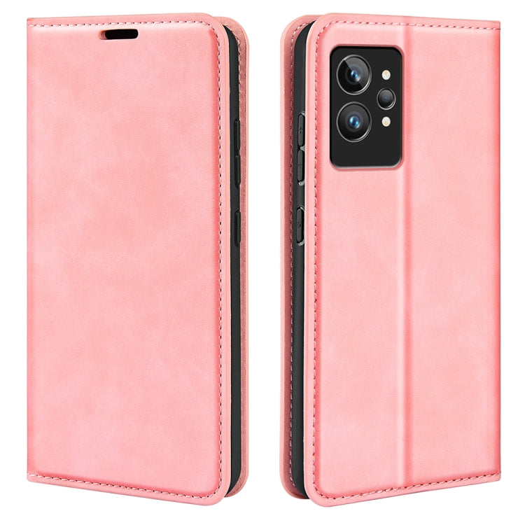 For OPPO Realme GT2 Pro 5G Retro-skin Magnetic Suction Leather Phone Case, For OPPO Realme GT2 Pro 5G