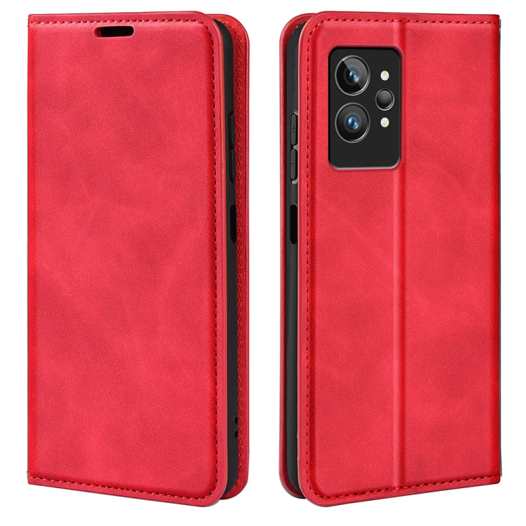 For OPPO Realme GT2 Pro 5G Retro-skin Magnetic Suction Leather Phone Case, For OPPO Realme GT2 Pro 5G