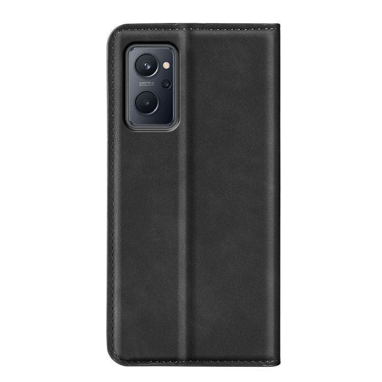 For OPPO Realme 9i Retro-skin Magnetic Suction Leather Phone Case, For OPPO Realme 9i