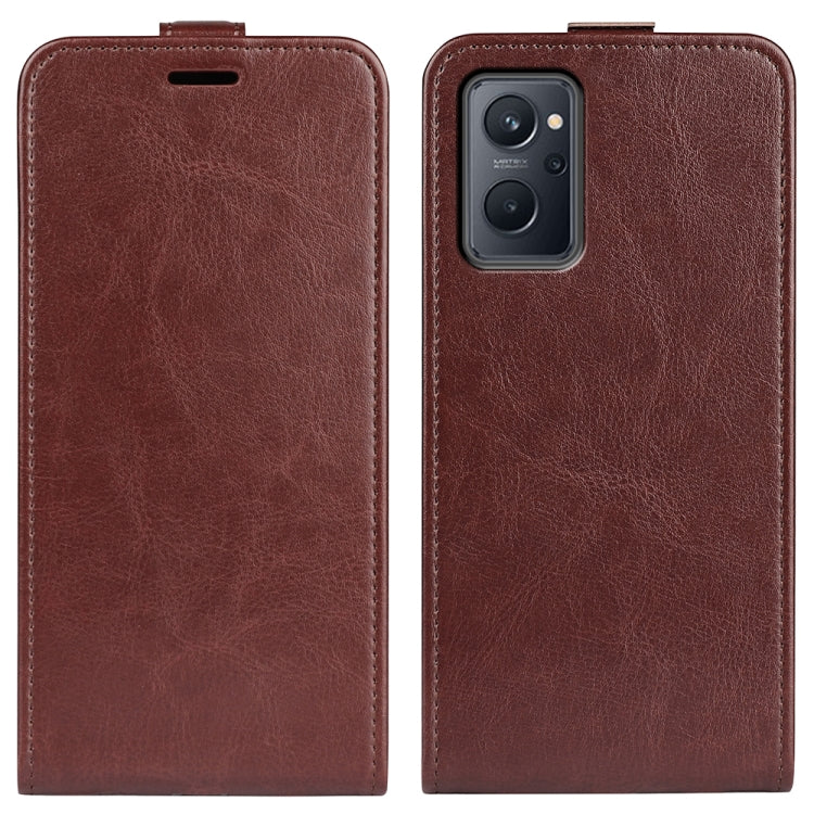 For OPPO Realme 9i R64 Texture Vertical Flip Leather Phone Case, For OPPO Realme 9i