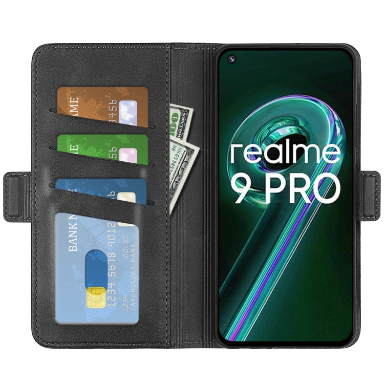 For OPPO Realme 9 Pro Dual-side Magnetic Buckle Leather Phone Case, For OPPO Realme 9 Pro