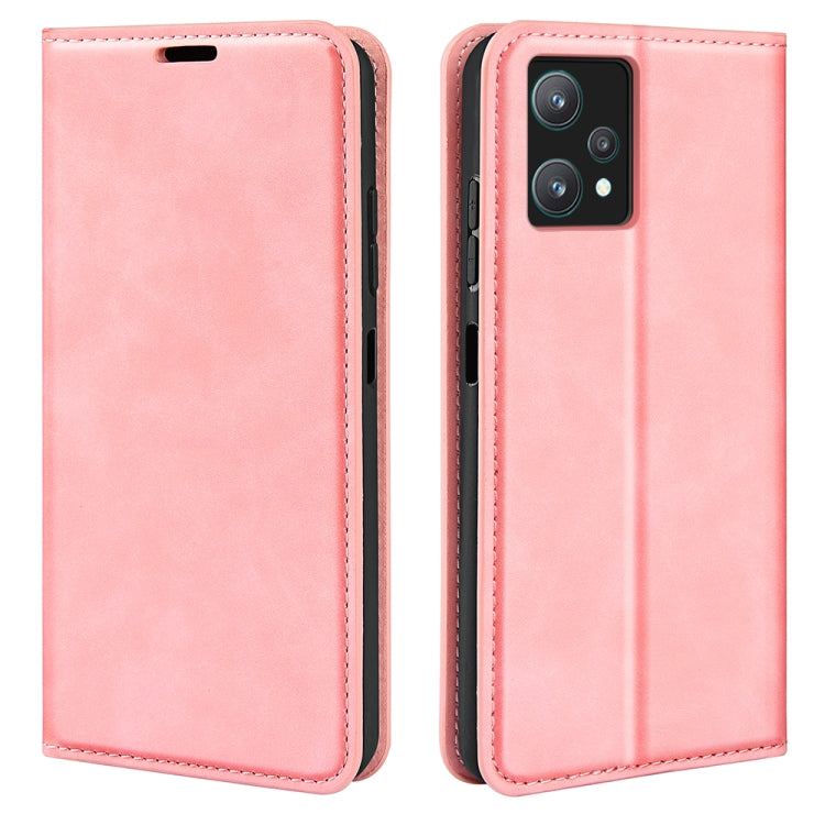 For OPPO Realme 9 Pro Retro-skin Magnetic Suction Leather Phone Case, For OPPO Realme 9 Pro