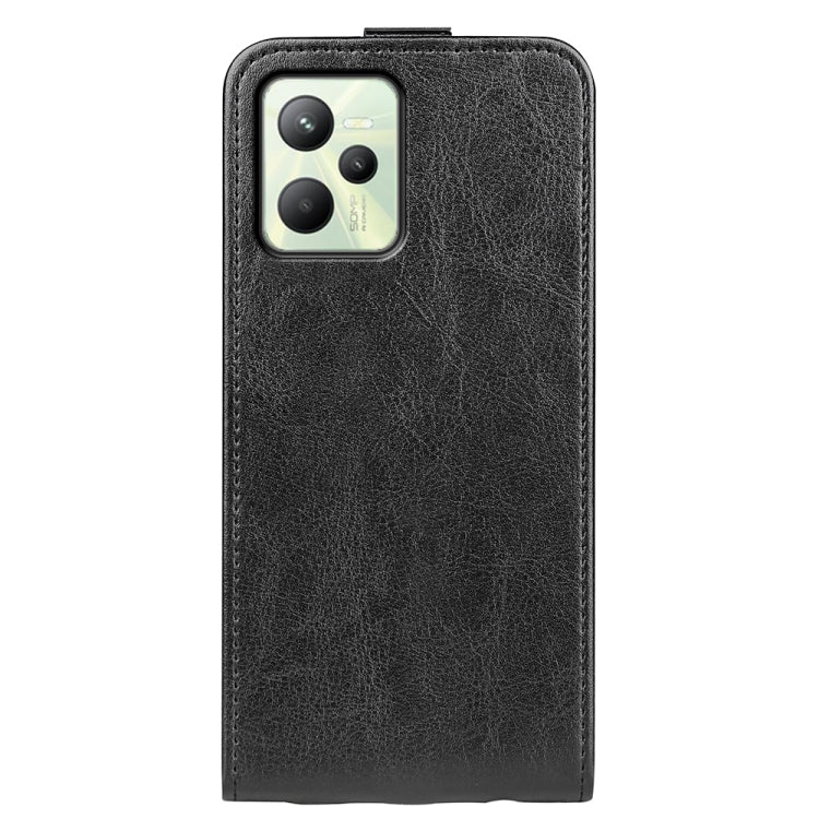 For OPPO Realme C35 R64 Texture Vertical Flip Leather Phone Case, For OPPO Realme C35