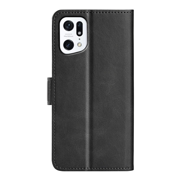 For OPPO Find X5 Dual-side Magnetic Buckle Leather Phone Case, For OPPO Find X5