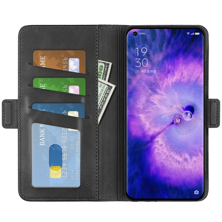 For OPPO Find X5 Dual-side Magnetic Buckle Leather Phone Case, For OPPO Find X5