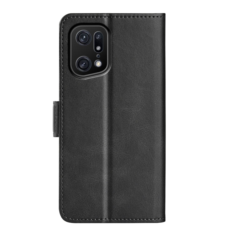 For OPPO Find X5 Pro Dual-side Magnetic Buckle Leather Phone Case, For OPPO Find X5 Pro