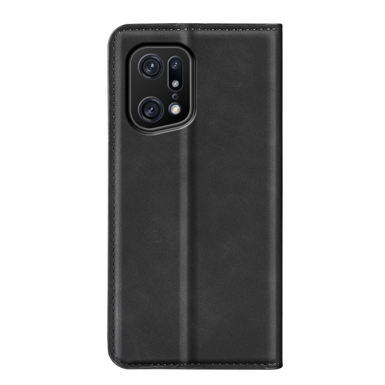 For OPPO Find X5 Pro Retro-skin Magnetic Suction Leather Phone Case, For OPPO Find X5 Pro