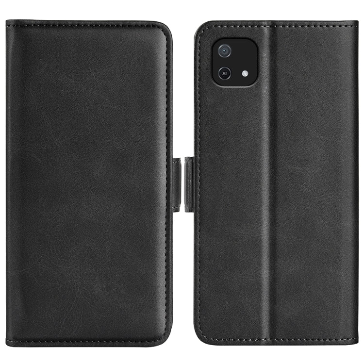 For OPPO A16E Dual-side Magnetic Buckle Leather Phone Case, For OPPO A16E