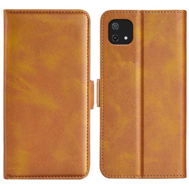 For OPPO A16E Dual-side Magnetic Buckle Leather Phone Case, For OPPO A16E