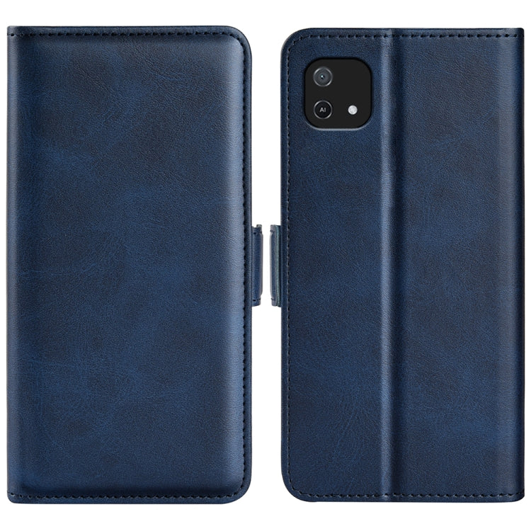 For OPPO A16E Dual-side Magnetic Buckle Leather Phone Case, For OPPO A16E