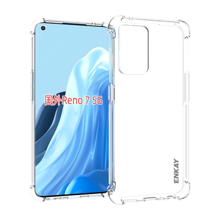 ENKAY Clear TPU Shockproof Case Soft Anti-slip Cover, For OPPO Find X5, For OPPO Find X5 Pro, For OPPO Reno7 5G Global, For Realme 9 Pro, For Realme 9 Pro+, For Realme C35