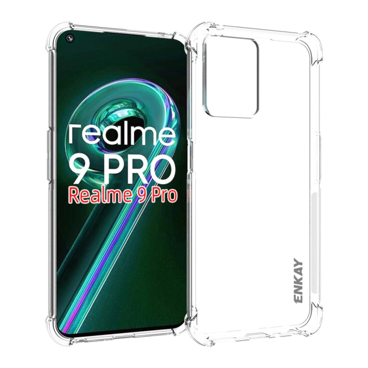 ENKAY Clear TPU Shockproof Case Soft Anti-slip Cover, For OPPO Find X5, For OPPO Find X5 Pro, For OPPO Reno7 5G Global, For Realme 9 Pro, For Realme 9 Pro+, For Realme C35