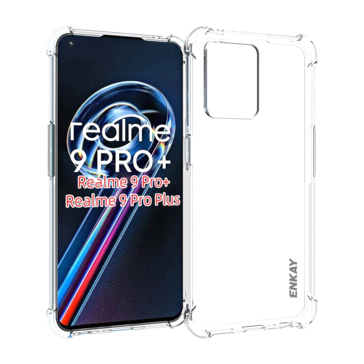 ENKAY Clear TPU Shockproof Case Soft Anti-slip Cover, For OPPO Find X5, For OPPO Find X5 Pro, For OPPO Reno7 5G Global, For Realme 9 Pro, For Realme 9 Pro+, For Realme C35