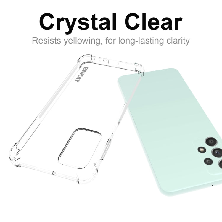 For Samsung Galaxy A23 ENKAY Clear TPU Shockproof Case, For Samsung Galaxy A23