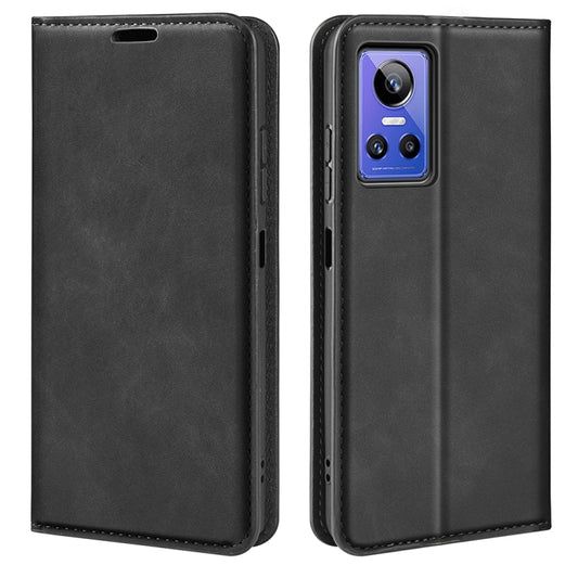 For OPPO Realme GT Neo 3 Retro-skin Magnetic Suction Leather Phone Case, For OPPO Realme GT Neo 3