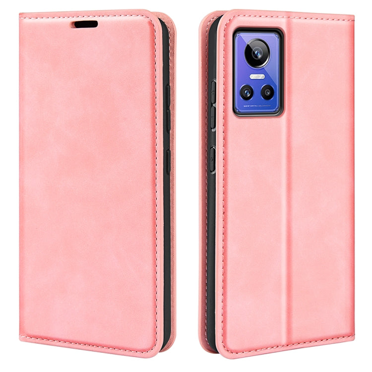 For OPPO Realme GT Neo 3 Retro-skin Magnetic Suction Leather Phone Case, For OPPO Realme GT Neo 3