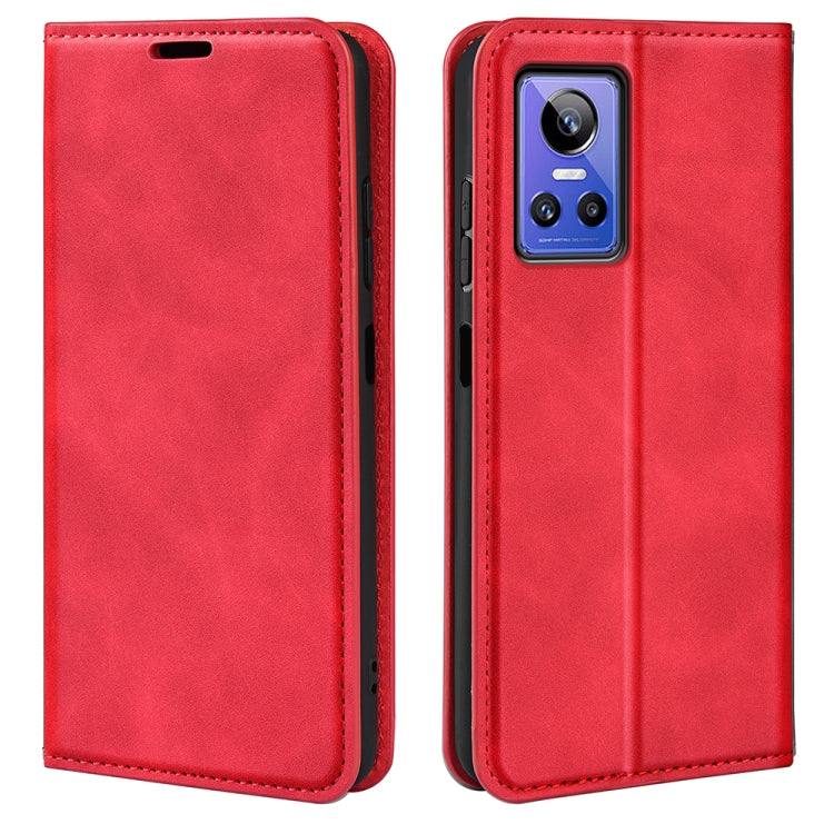 For OPPO Realme GT Neo 3 Retro-skin Magnetic Suction Leather Phone Case, For OPPO Realme GT Neo 3