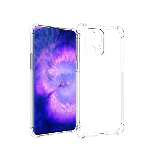 For OPPO Find X5 Pro JSM Transparent TPU Airbag Shockproof Antiskid Phone Case, For OPPO Find X5 Pro