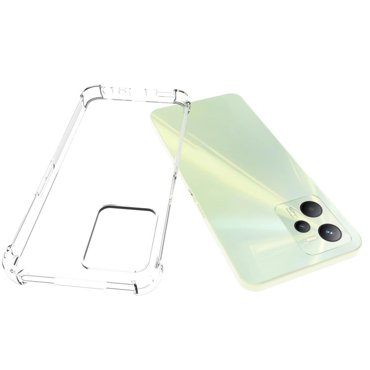 For OPPO Realme C35 JSM Transparent TPU Airbag Shockproof Antiskid Phone Case, For OPPO Realme C35