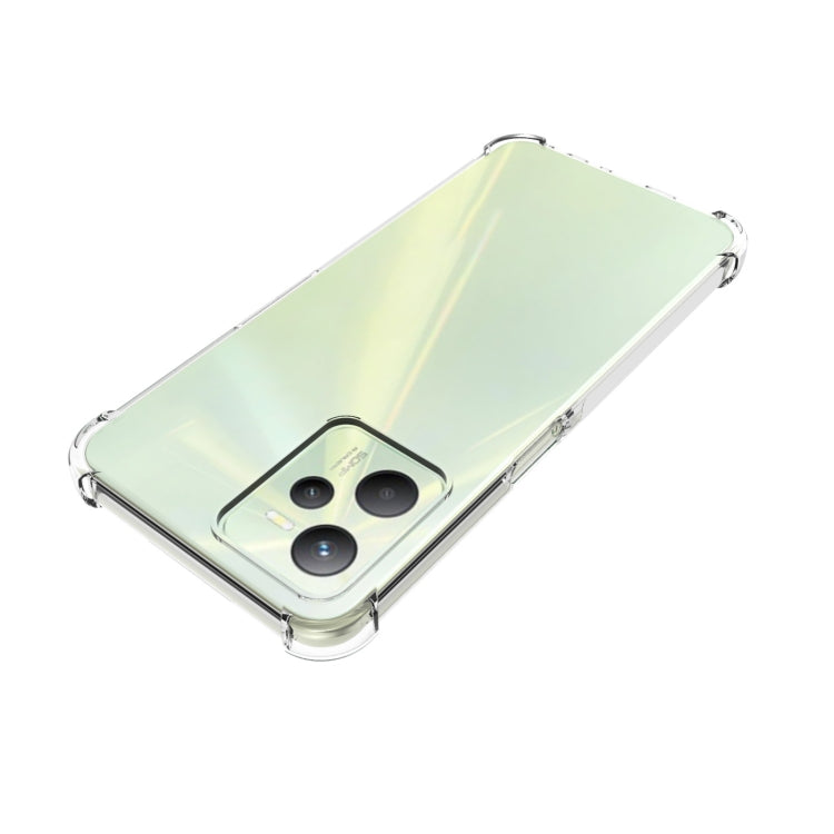 For OPPO Realme C35 JSM Transparent TPU Airbag Shockproof Antiskid Phone Case, For OPPO Realme C35