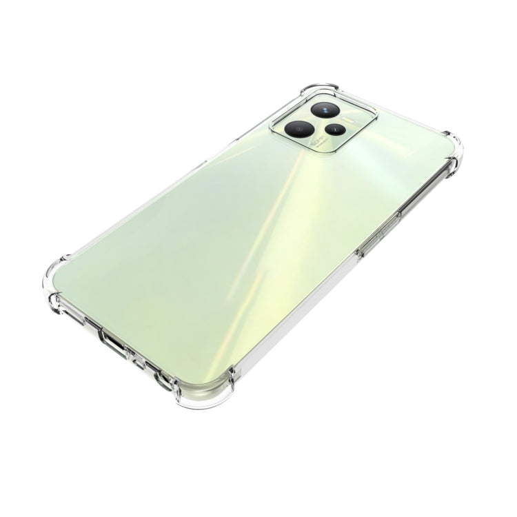 For OPPO Realme C35 JSM Transparent TPU Airbag Shockproof Antiskid Phone Case, For OPPO Realme C35