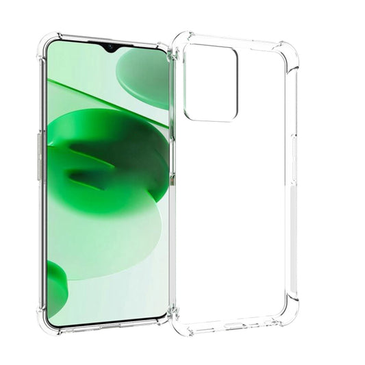 For OPPO Realme C35 JSM Transparent TPU Airbag Shockproof Antiskid Phone Case, For OPPO Realme C35