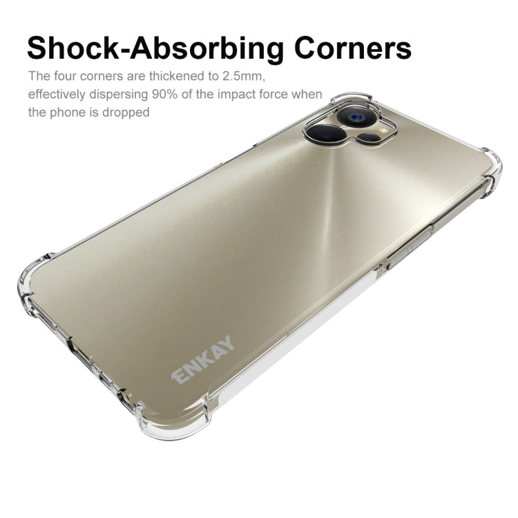 For Realme 9i 5Ｇ ENKAY Clear TPU Shockproof Phone Case, For Realme 9i 5Ｇ