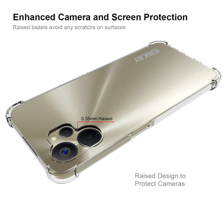 For Realme 9i 5Ｇ ENKAY Clear TPU Shockproof Phone Case, For Realme 9i 5Ｇ