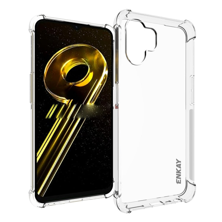 For Realme 9i 5Ｇ ENKAY Clear TPU Shockproof Phone Case, For Realme 9i 5Ｇ