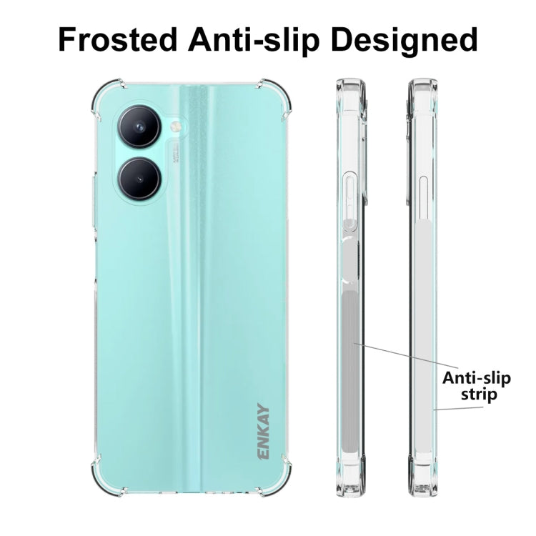 For Realme C33 4G ENKAY Clear TPU Shockproof Phone Case, For Realme C33 4G