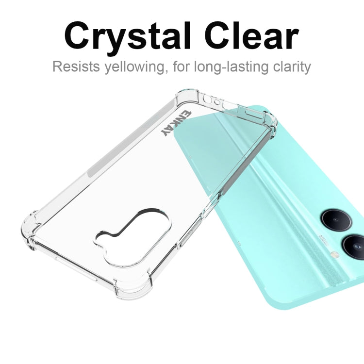 For Realme C33 4G ENKAY Clear TPU Shockproof Phone Case, For Realme C33 4G