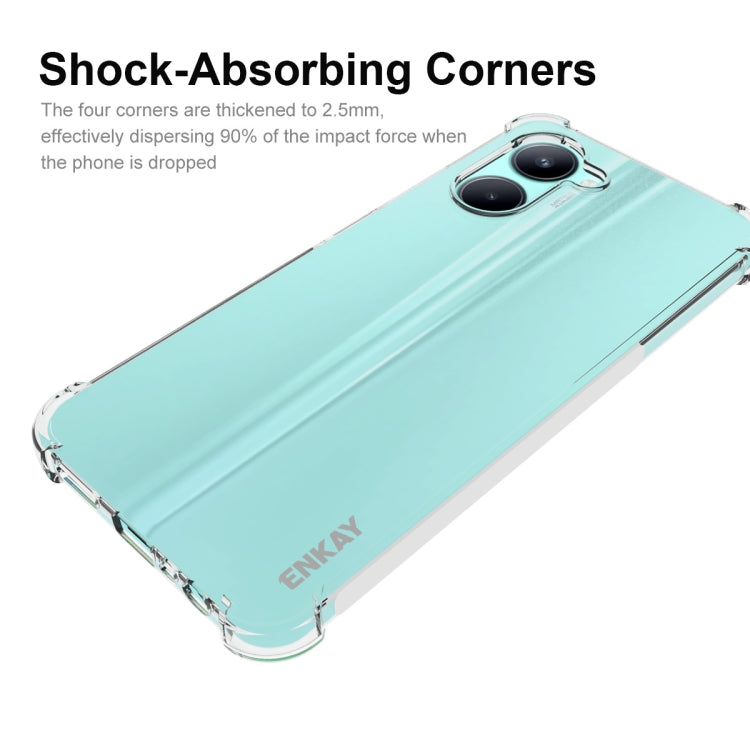 For Realme C33 4G ENKAY Clear TPU Shockproof Phone Case, For Realme C33 4G