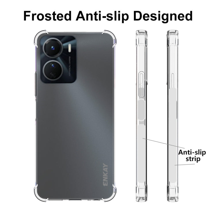 For vivo Y16 4G NKAY Clear TPU Shockproof Phone Case, For vivo Y16 4G