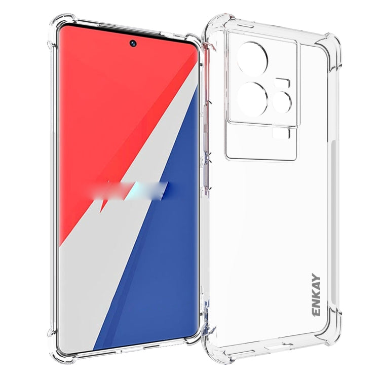 ENKAY Hat-Prince Transparent TPU Shockproof Phone Case, For vivo iQOO 13, For vivo Y28s 5G Global, For vivo X100 Ultra 5G, For vivo Y38 5G, For vivo V30e 5G, For vivo Y03 4G, For vivo Y200e 5G Global, For vivo V30 Lite 5G, For vivo Y02 4G