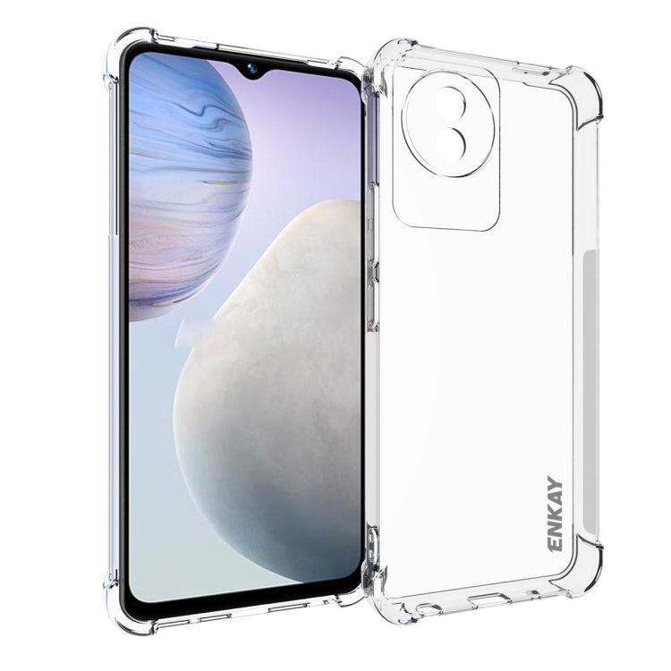 ENKAY Hat-Prince Transparent TPU Shockproof Phone Case, For vivo iQOO 13, For vivo Y28s 5G Global, For vivo X100 Ultra 5G, For vivo Y38 5G, For vivo V30e 5G, For vivo Y03 4G, For vivo Y200e 5G Global, For vivo V30 Lite 5G, For vivo Y02 4G