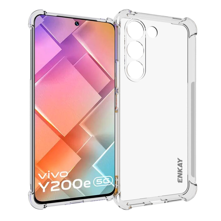 ENKAY Hat-Prince Transparent TPU Shockproof Phone Case, For vivo iQOO 13, For vivo Y28s 5G Global, For vivo X100 Ultra 5G, For vivo Y38 5G, For vivo V30e 5G, For vivo Y03 4G, For vivo Y200e 5G Global, For vivo V30 Lite 5G, For vivo Y02 4G