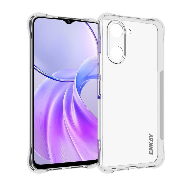 ENKAY Hat-Prince Transparent TPU Shockproof Phone Case, For vivo iQOO 13, For vivo Y28s 5G Global, For vivo X100 Ultra 5G, For vivo Y38 5G, For vivo V30e 5G, For vivo Y03 4G, For vivo Y200e 5G Global, For vivo V30 Lite 5G, For vivo Y02 4G