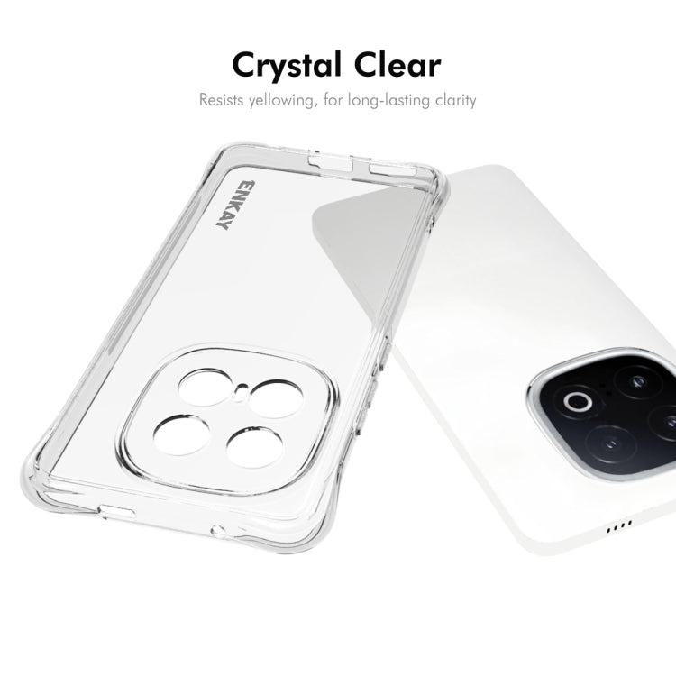 ENKAY Hat-Prince Transparent TPU Shockproof Phone Case, For vivo iQOO 13, For vivo Y28s 5G Global, For vivo X100 Ultra 5G, For vivo Y38 5G, For vivo V30e 5G, For vivo Y03 4G, For vivo Y200e 5G Global, For vivo V30 Lite 5G, For vivo Y02 4G