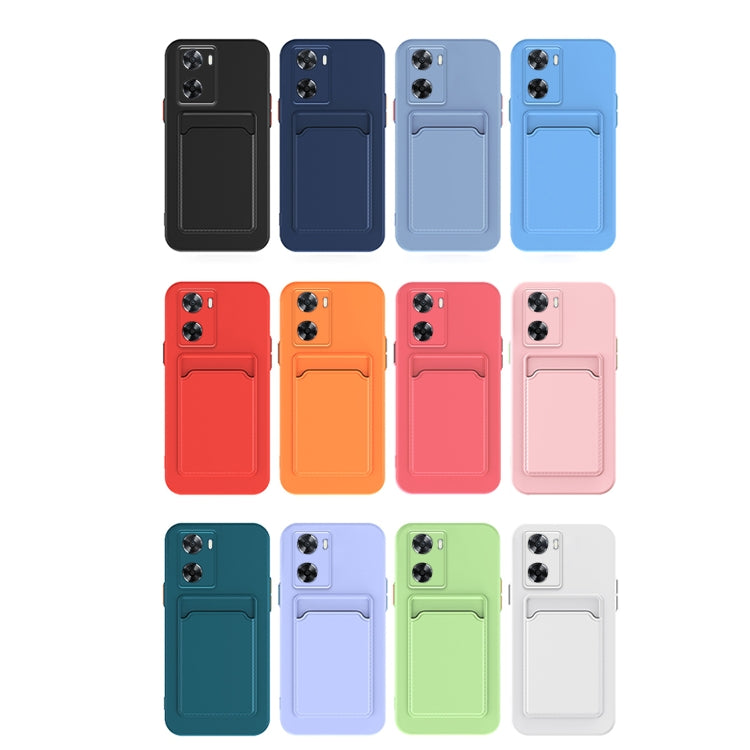 Skin Feel Card TPU Contrast Color Button Phone Case, For vivo Y22 4G / Y22s 2022 4G, For vivo V25 5G / V25E 4G