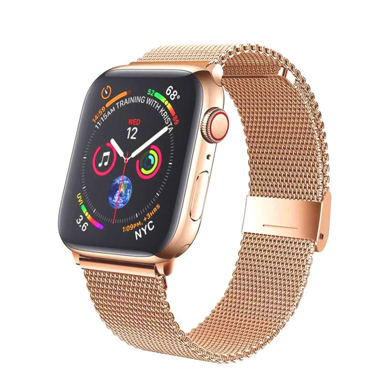 Milan Metal Steel Mesh Integrated Buckle Watch Band, For Apple Watch Series 8&7 41mm, For Apple Watch Ultra 49mm / Series 8&7 45mm