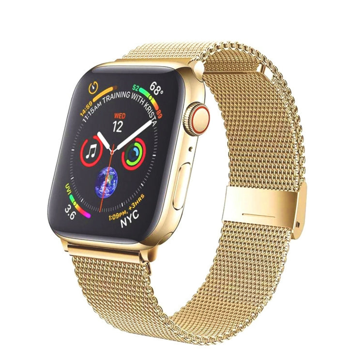 Milan Metal Steel Mesh Integrated Buckle Watch Band, For Apple Watch Series 8&7 41mm, For Apple Watch Ultra 49mm / Series 8&7 45mm