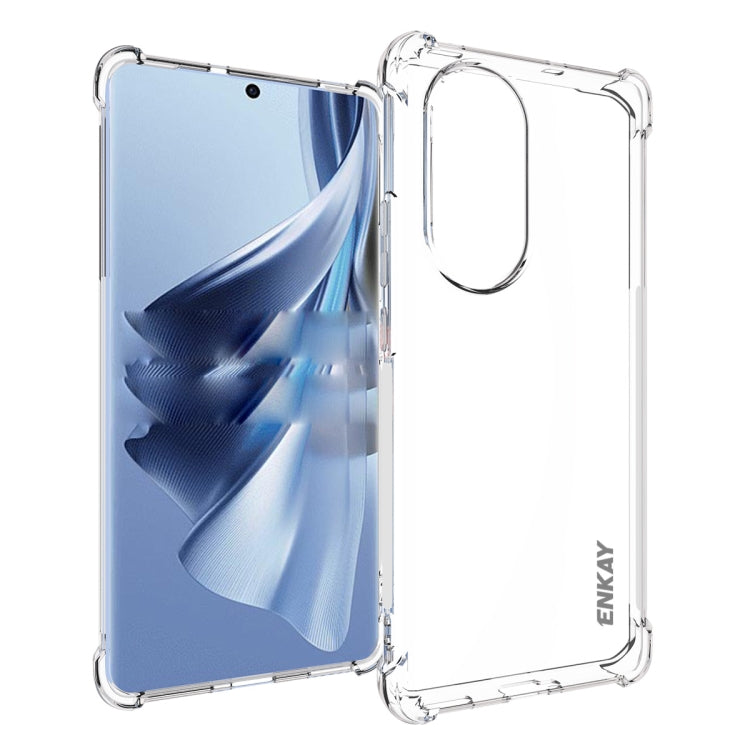 ENKAY Clear TPU Shockproof Anti-slip Phone Case, For OPPO Find X6 Pro, For OPPO A2 Pro 5G, For OPPO Find
